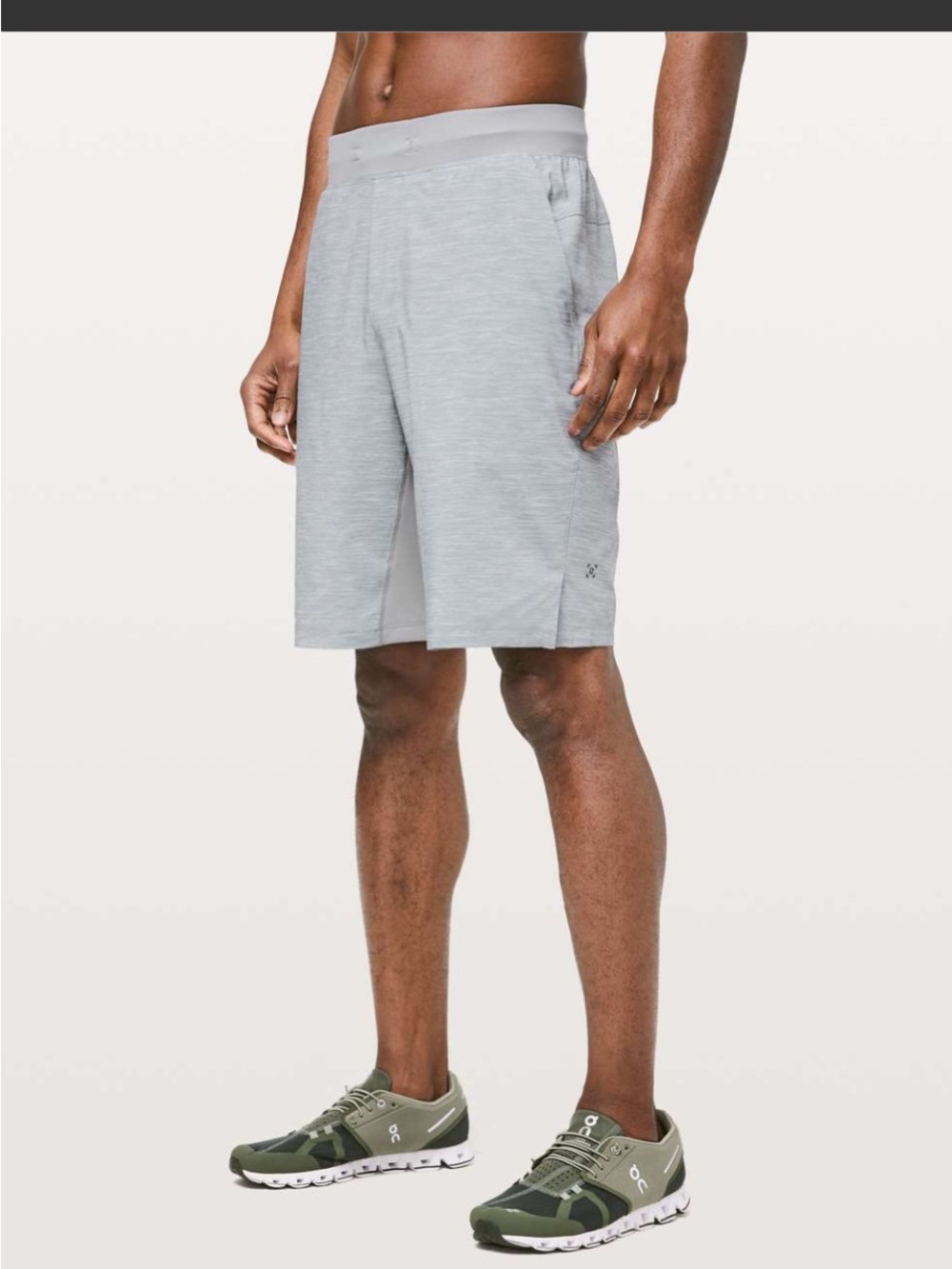Lululemon The Short 11” Linerless Men’s XL Heathered Gray